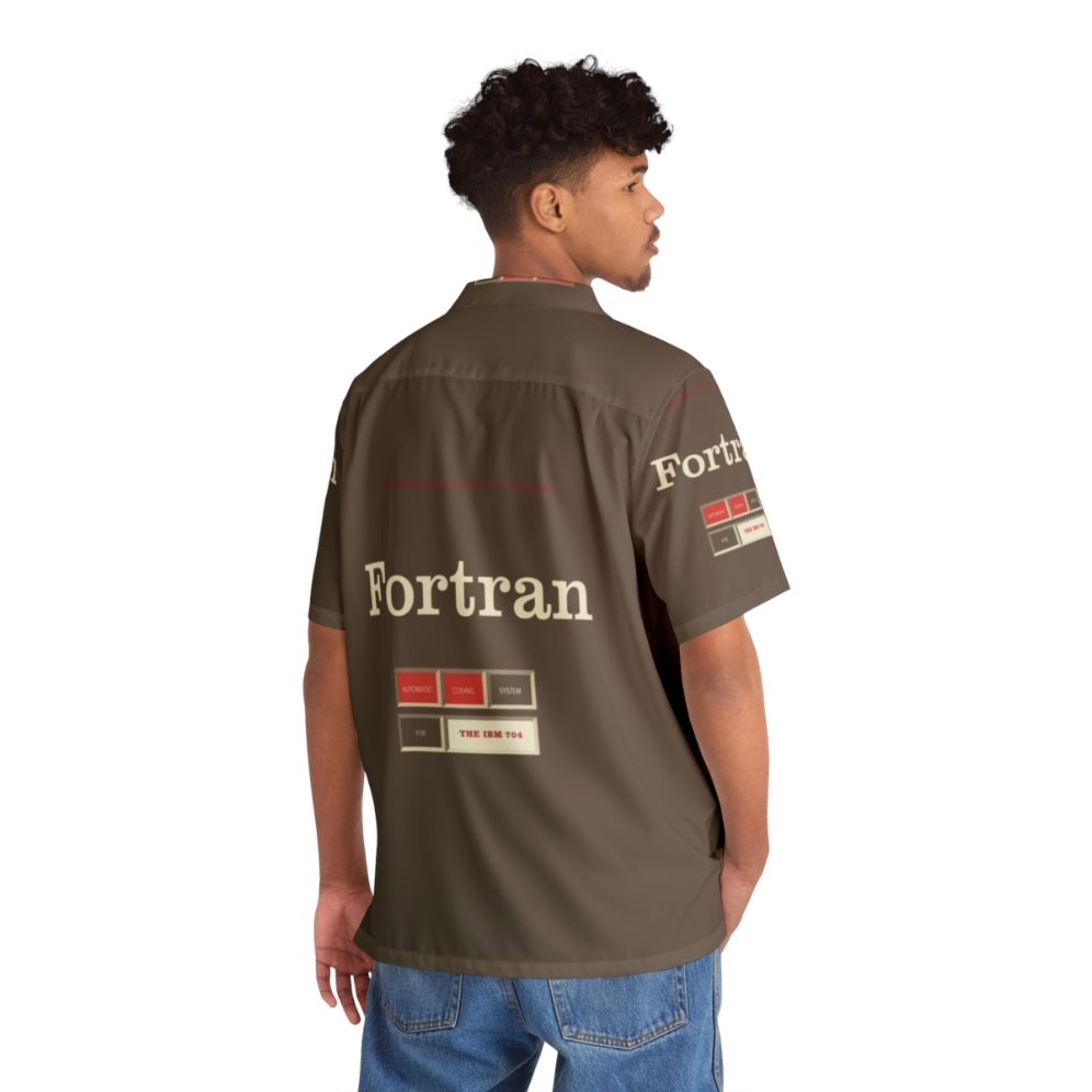 Vintage Fortran Hawaiian Shirt - People Back