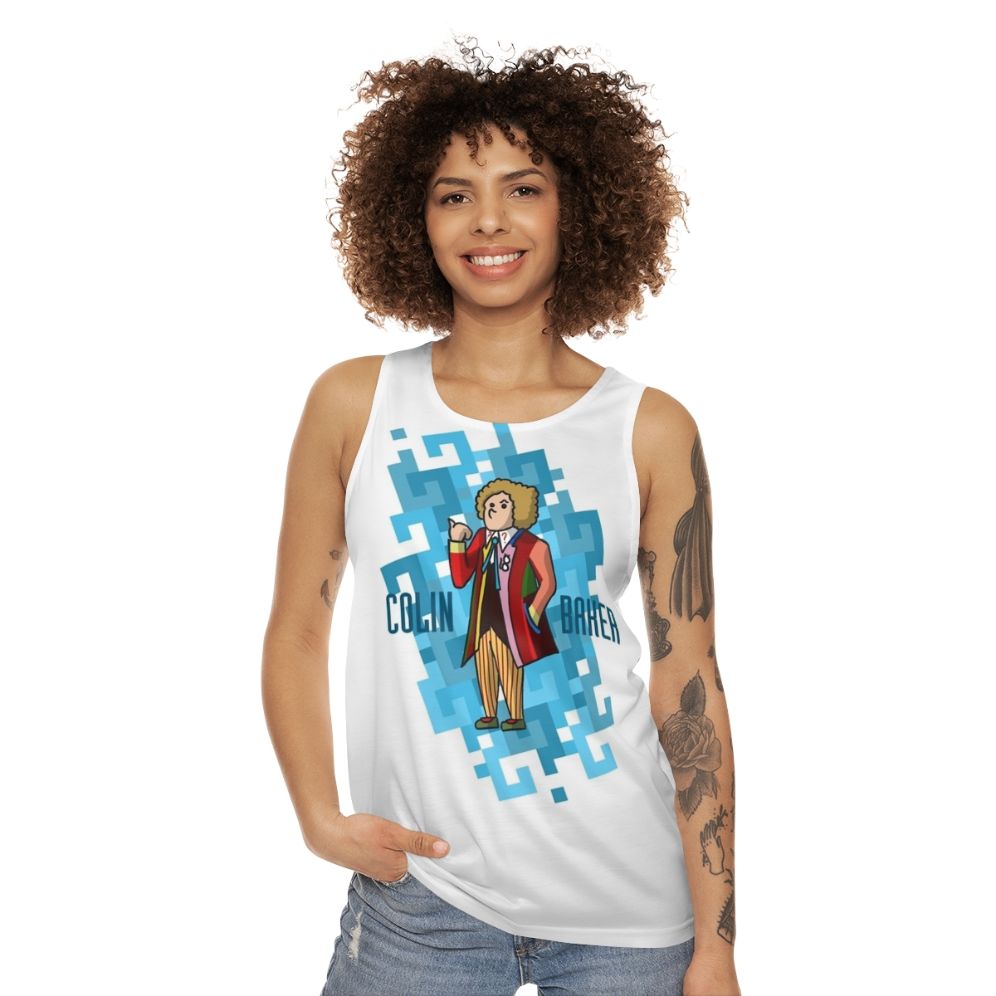 Sixth Doctor Who Unisex Tank Top - women