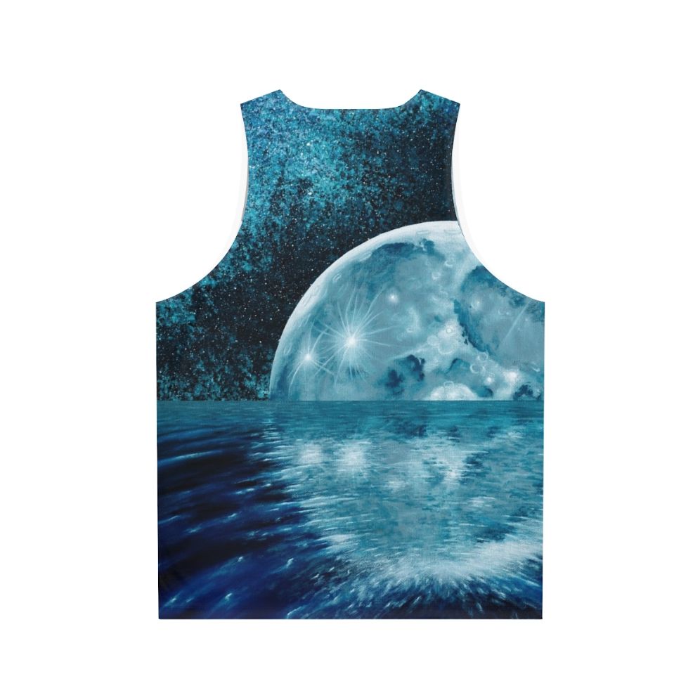 Lunar Mirror Unisex Acrylic Tank Top - Back