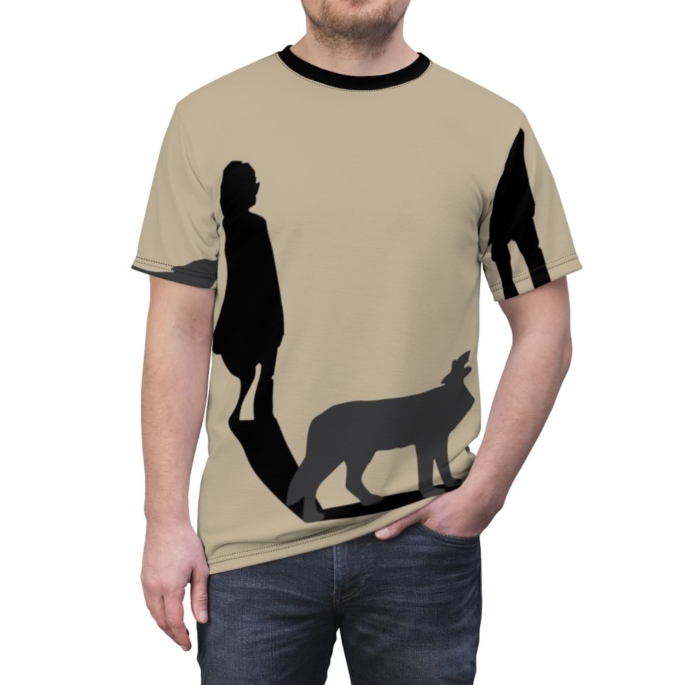 Magical Padfoot Inspired T-Shirt featuring Sirius Black's Animagus form - men front