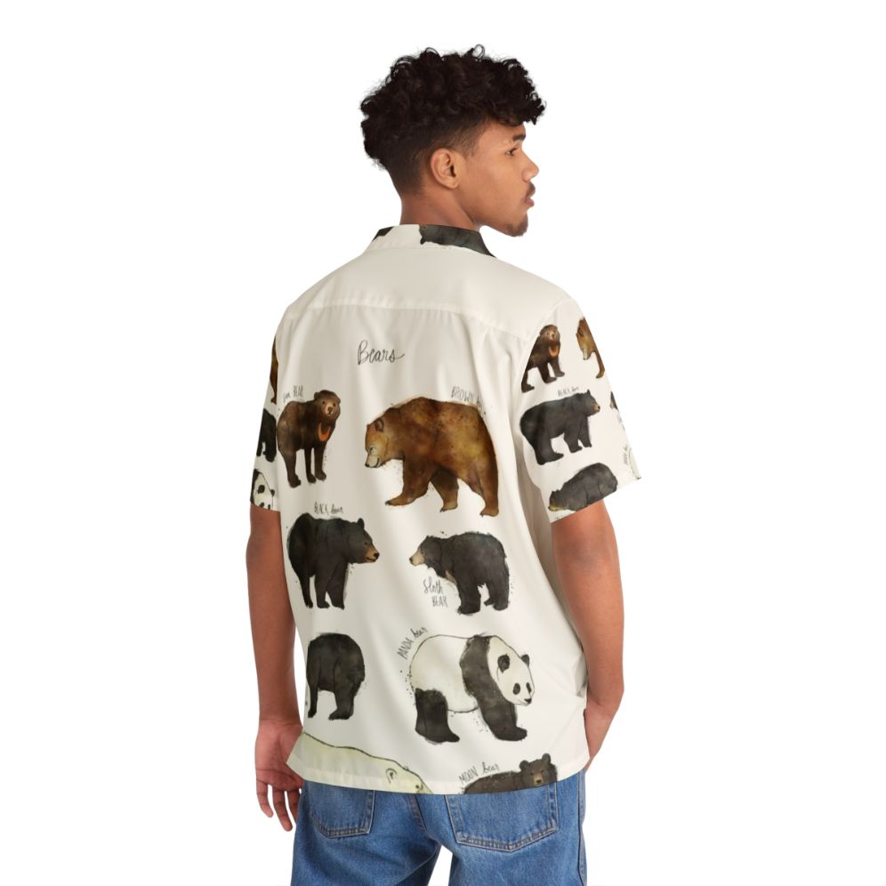 Bears Hawaiian Shirt with Nature Inspired Print - People Back