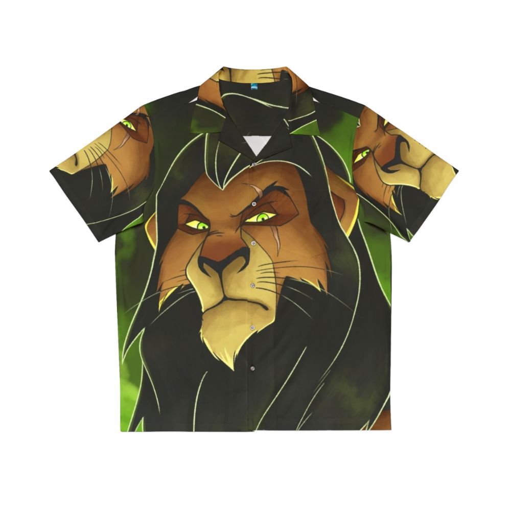 "Be Prepared" Hawaiian Shirt with Lion, Scar, and Villain Imagery