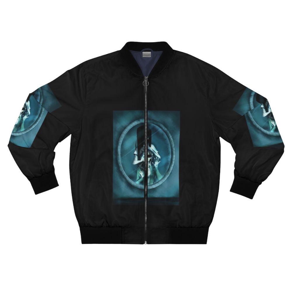 The Ring 3 Rebirth Horror Bomber Jacket with creepy imagery and supernatural elements