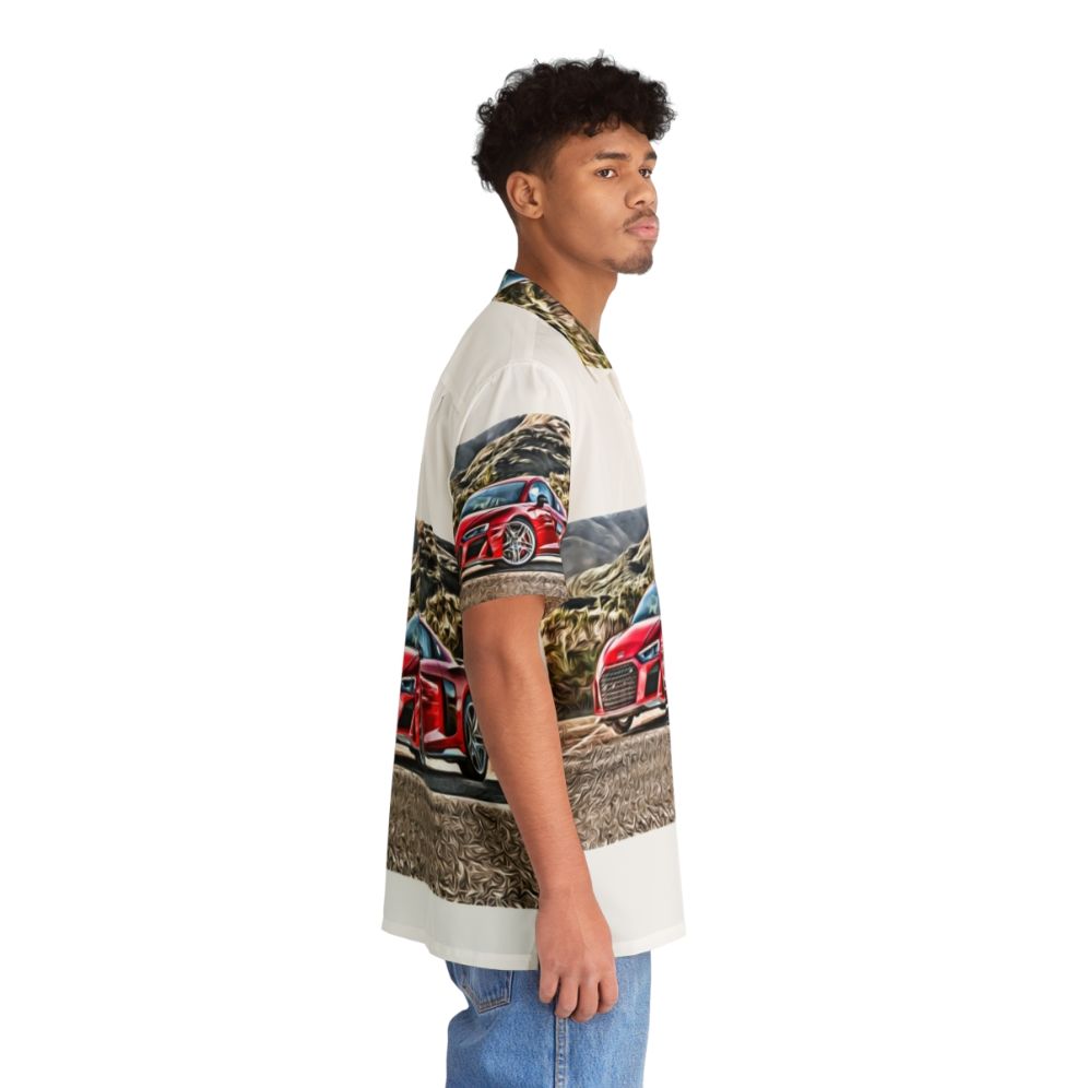 Audi R8 Supercar Hawaiian Shirt - People Pight