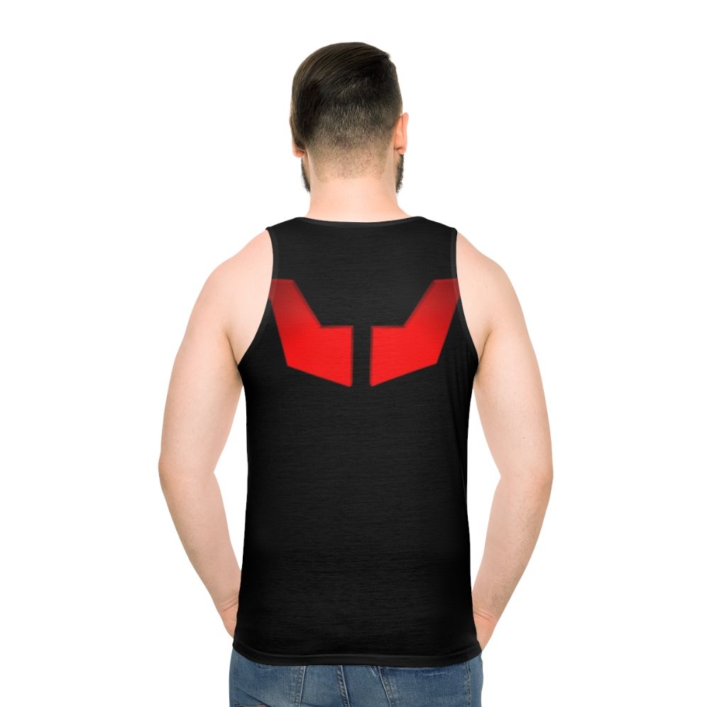 Mazinger Robot Unisex Tank Top - men back