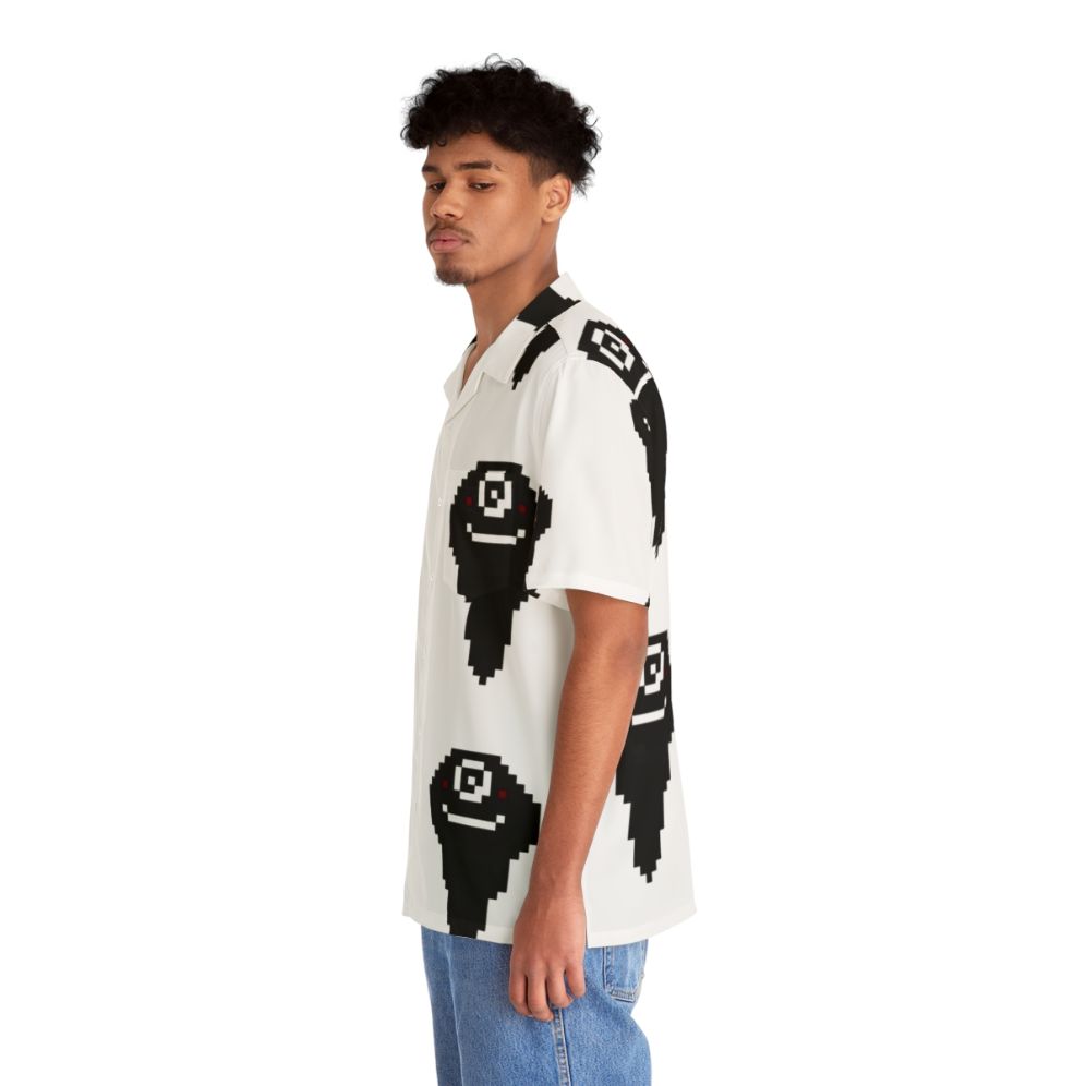 Black Desert Online Black Spirit Pixel Hawaiian Shirt - People Left