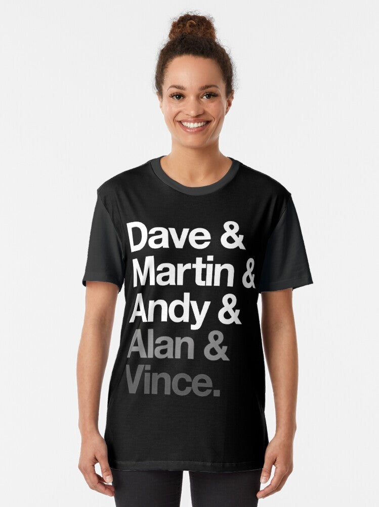 Loves Basket and Five Names Lands Awesome Depeche Graphic T-Shirt - Women