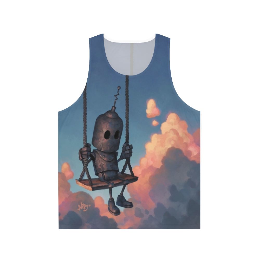 Unisex Meteorologist Robot Weather Tank Top