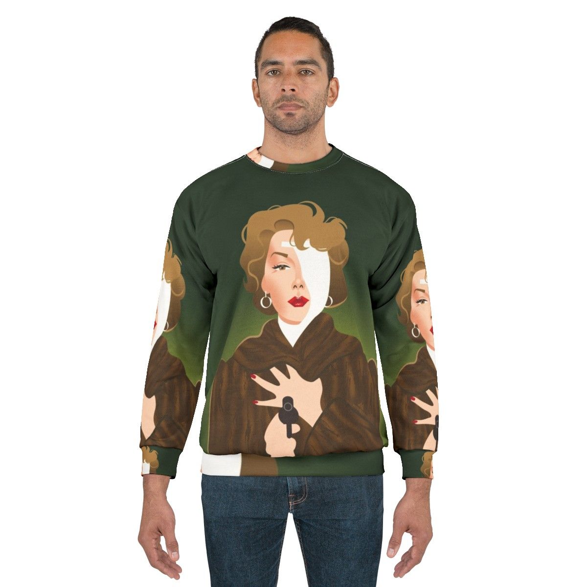 Debby Sweatshirt - Film Noir Femme Fatale Inspired Movie Merchandise - men