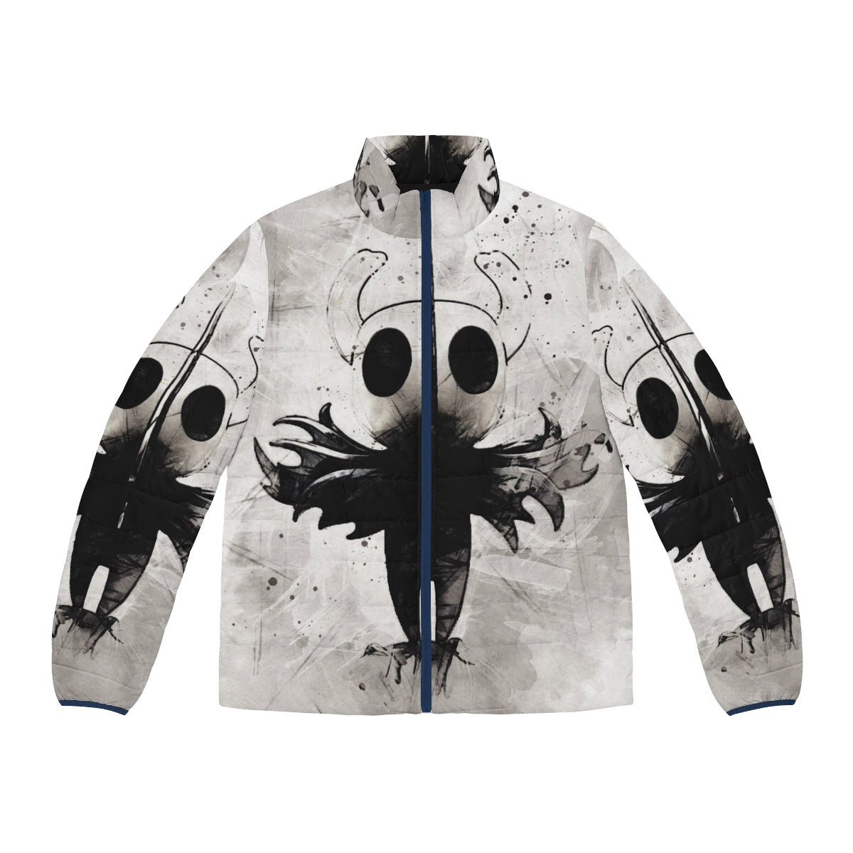 Hollow Knight Watercolor Painting Puffer Jacket