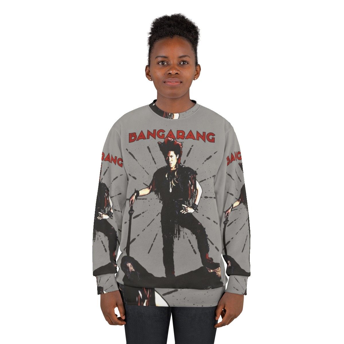 Bangarang Sweatshirt featuring Rufio from the 1991 film Hook - women