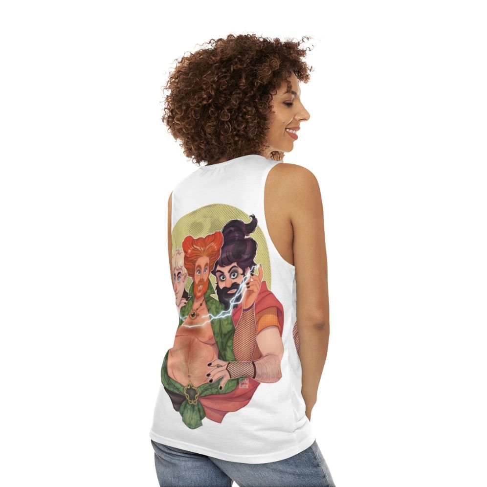 Hocus Pocus Gay Bear Unisex Tank Top - women back