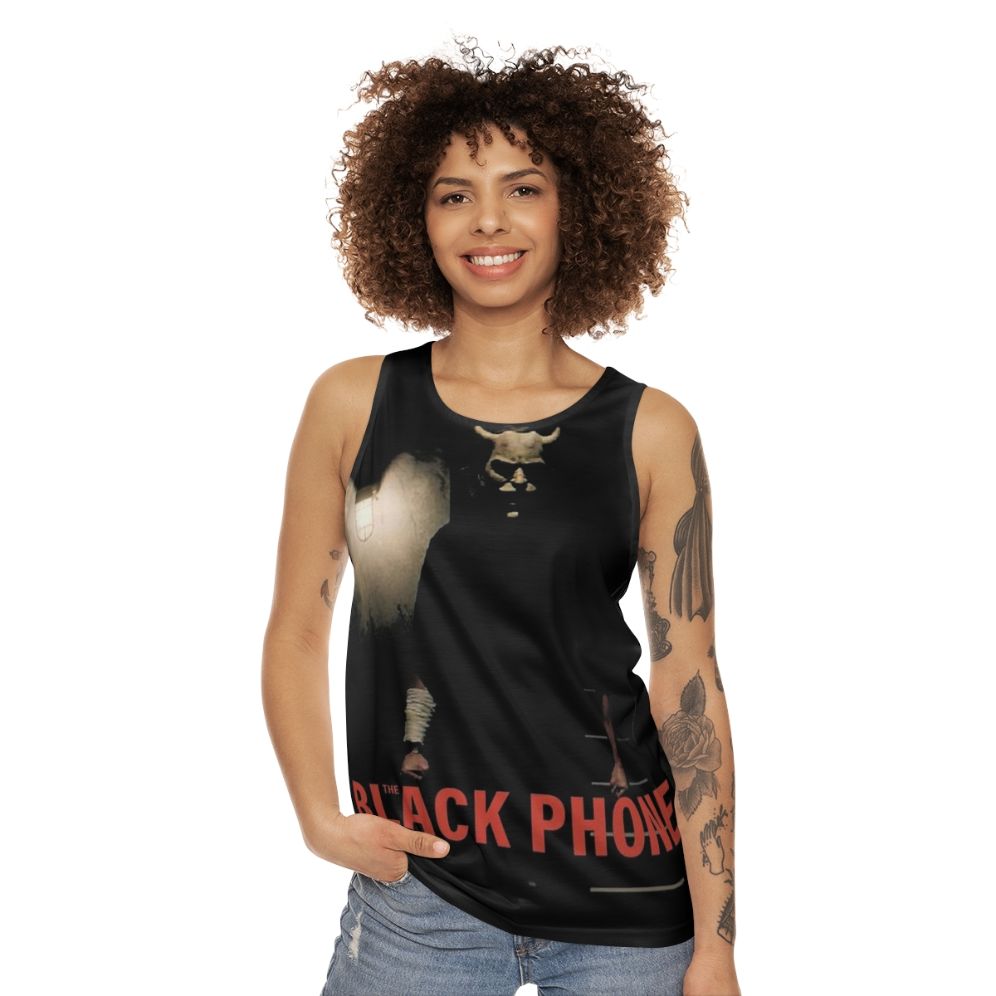 Unisex horror movie thriller tank top - women