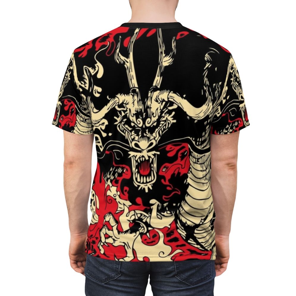 Kaido the Dragon Inspired T-shirt, One Piece Anime Merchandise - men back