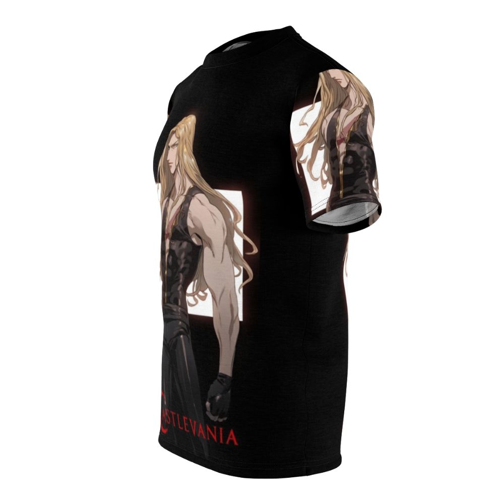 Castlevania inspired Alucard fullbody art print t-shirt - men left