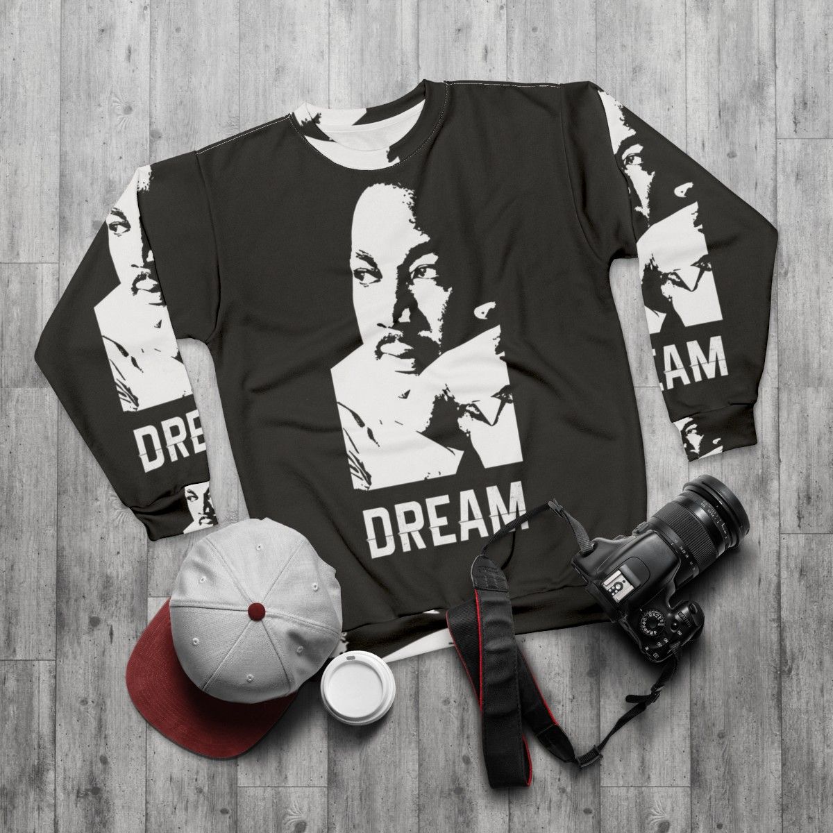 Martin Luther King "I Have a Dream" Sweatshirt - flat lay