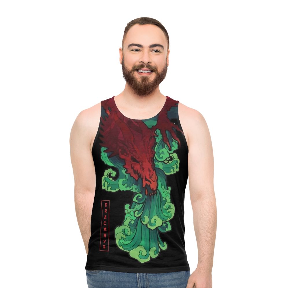 Japanese Dracarys Unisex Tank Top - men