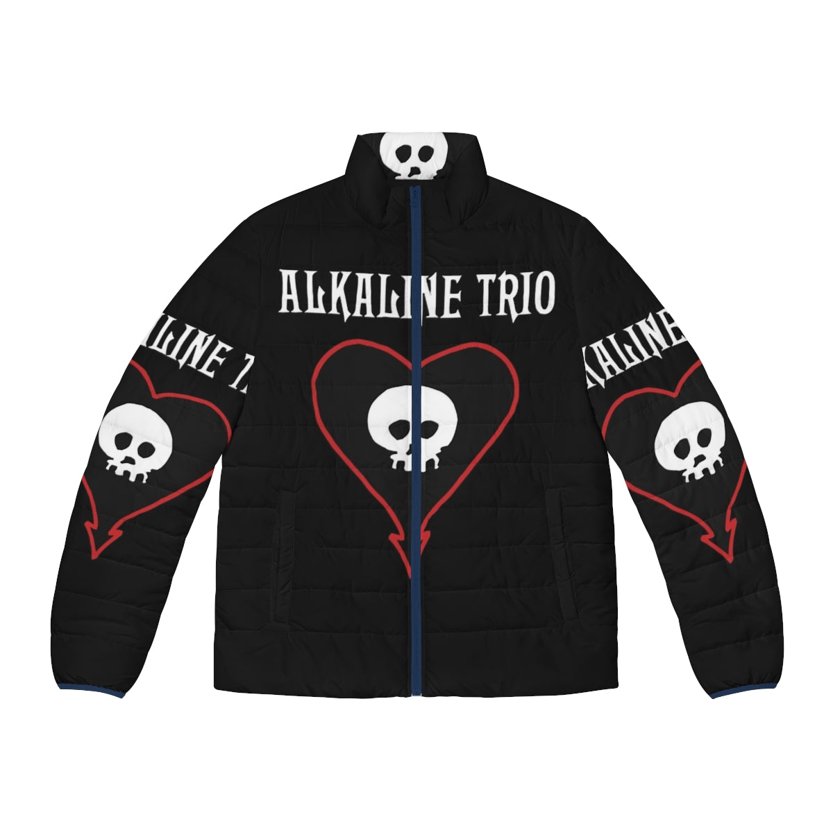 Alkaline Trio music band logo classic puffer jacket