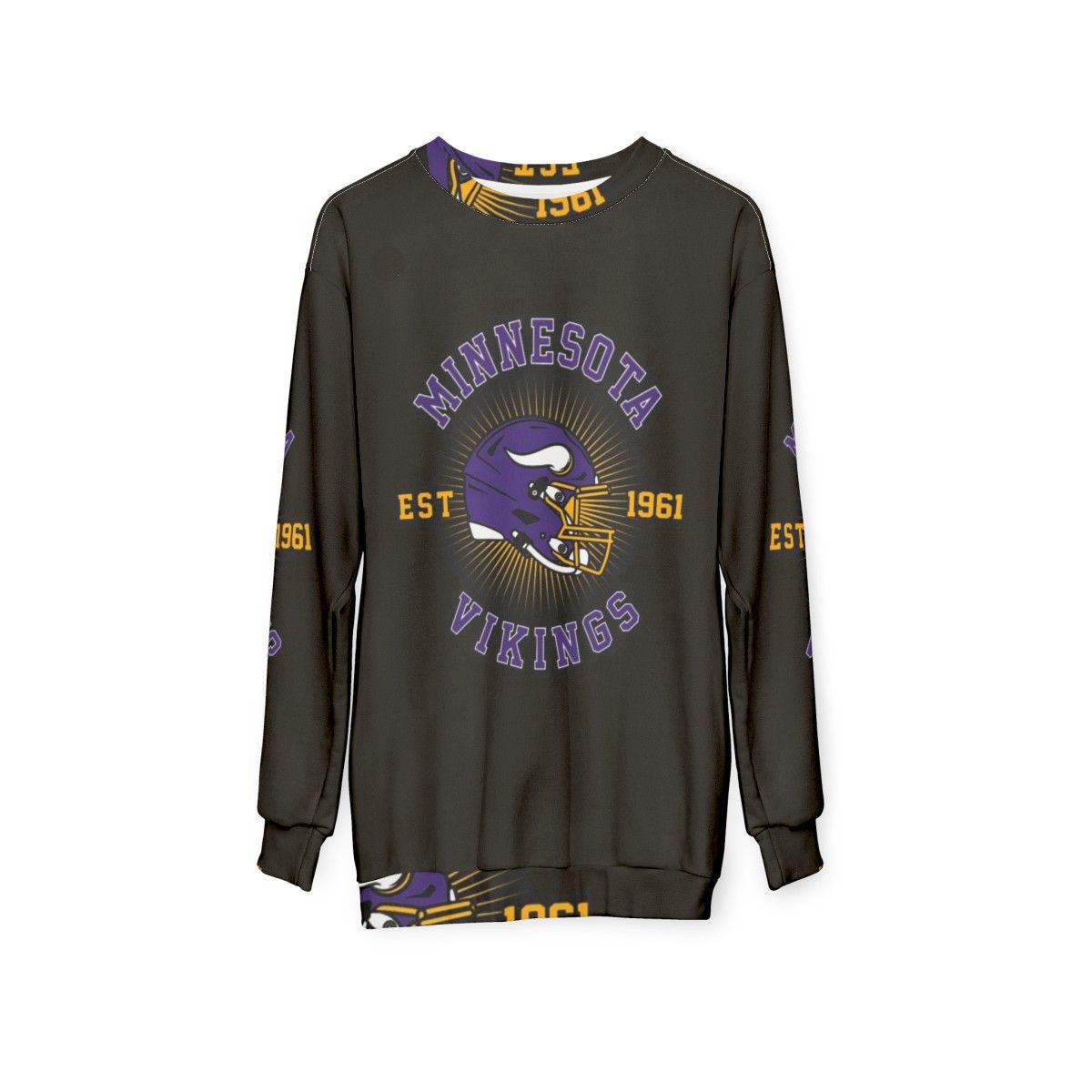 Minnesota Vikings Art Sweatshirt - hanging