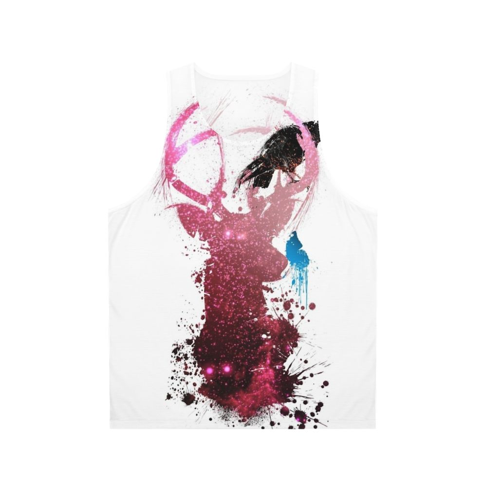 Unisex tank top with spirit animal design