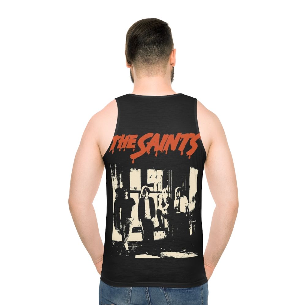 The Saints Punk Rock Unisex Tank Top - men back