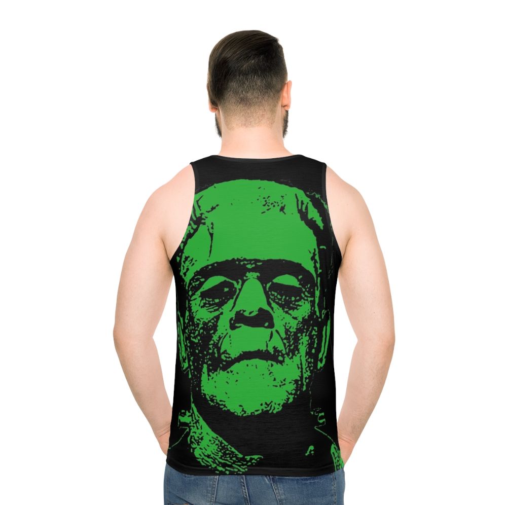 Frankenstein Unisex Classic Tank Top - men back