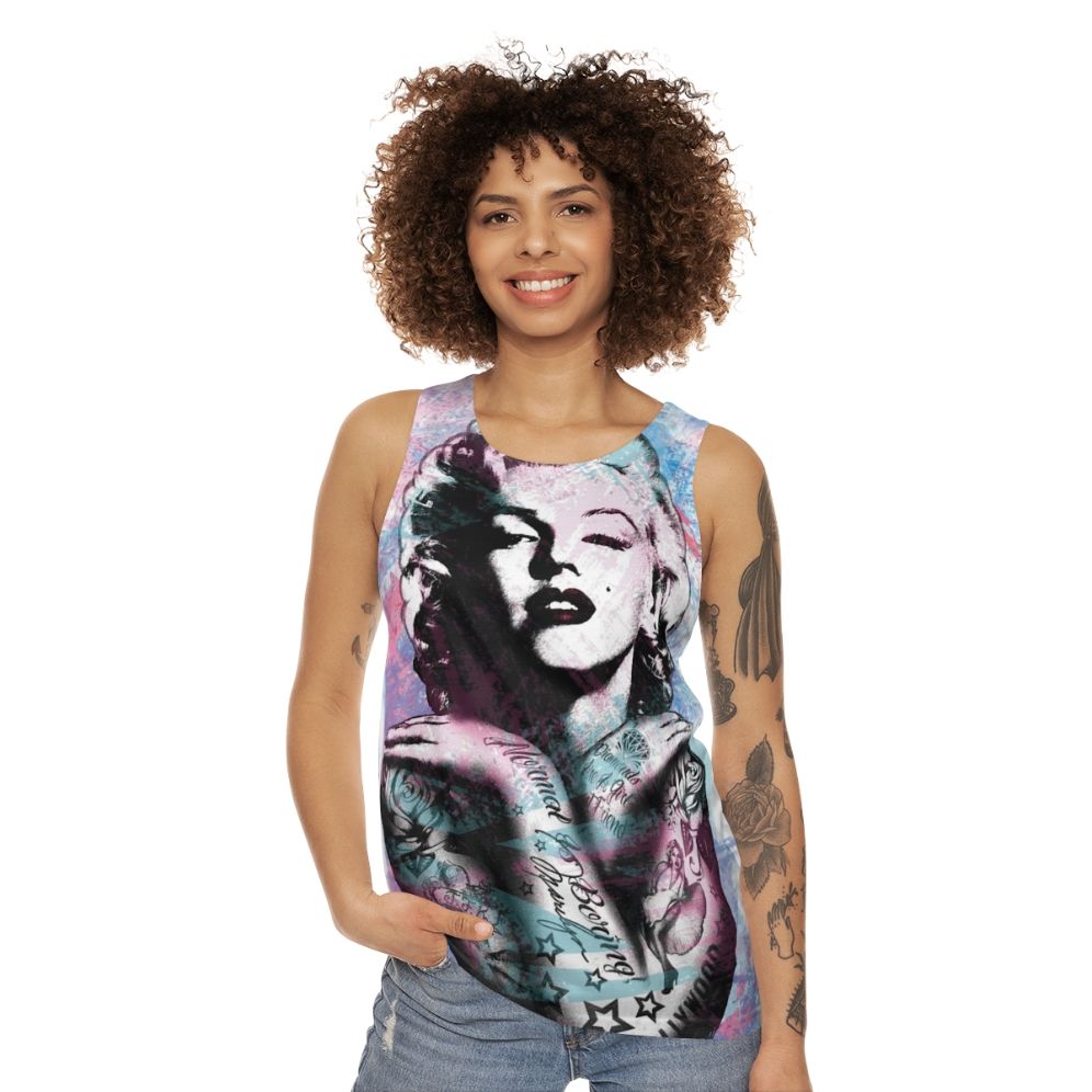 Retro unisex Marilyn tank top - women