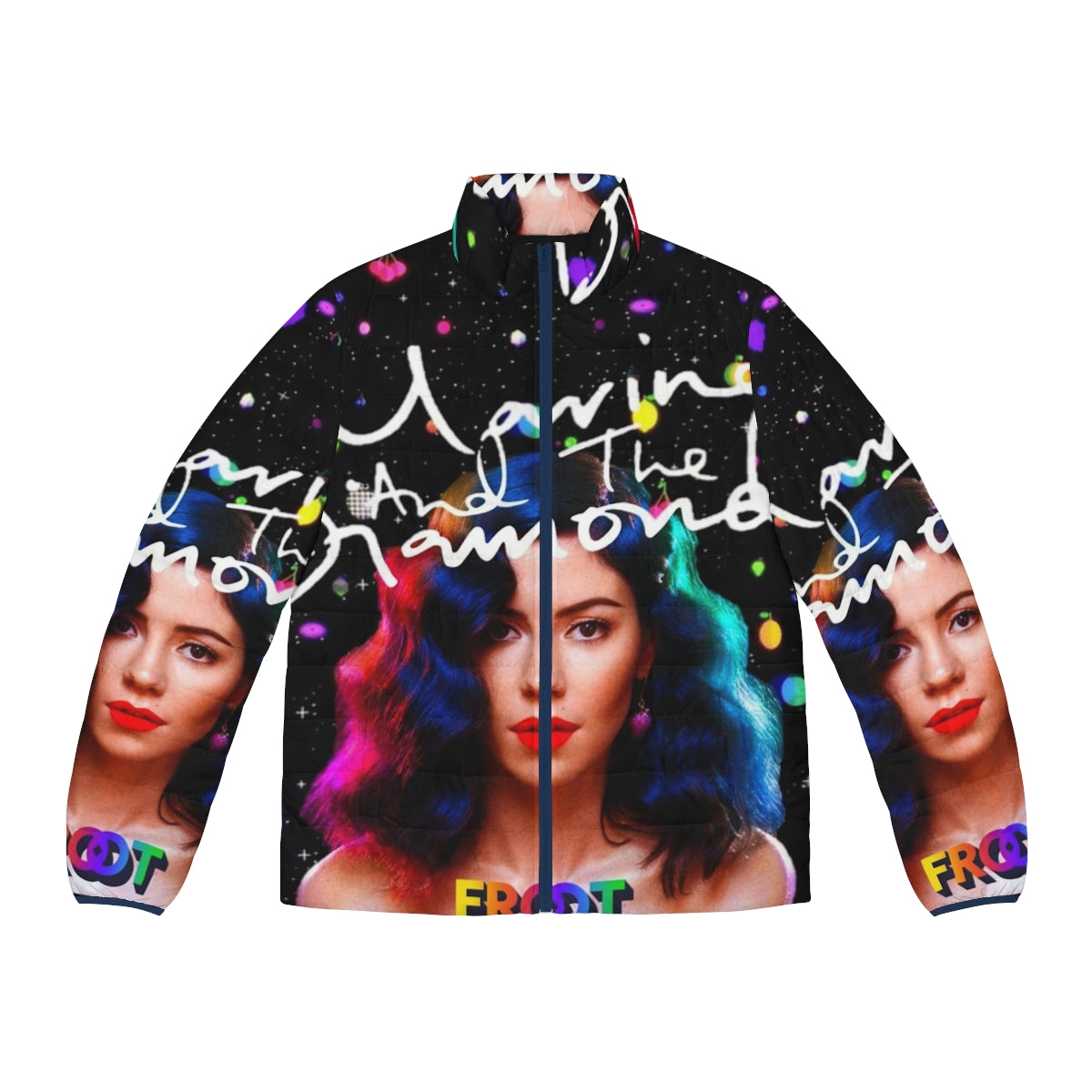 Marina And The Diamonds Froot Pop Star Puffer Jacket