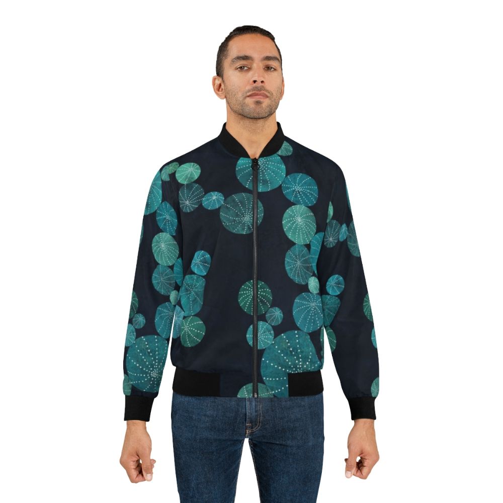 Turquoise Cactus Bomber Jacket - Lifestyle