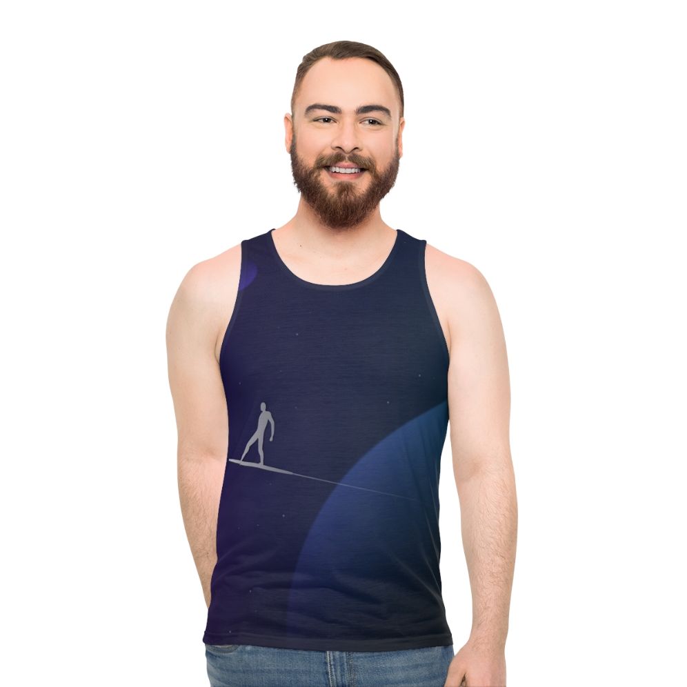 Minimalist Silver Surfer Unisex Tank Top - men