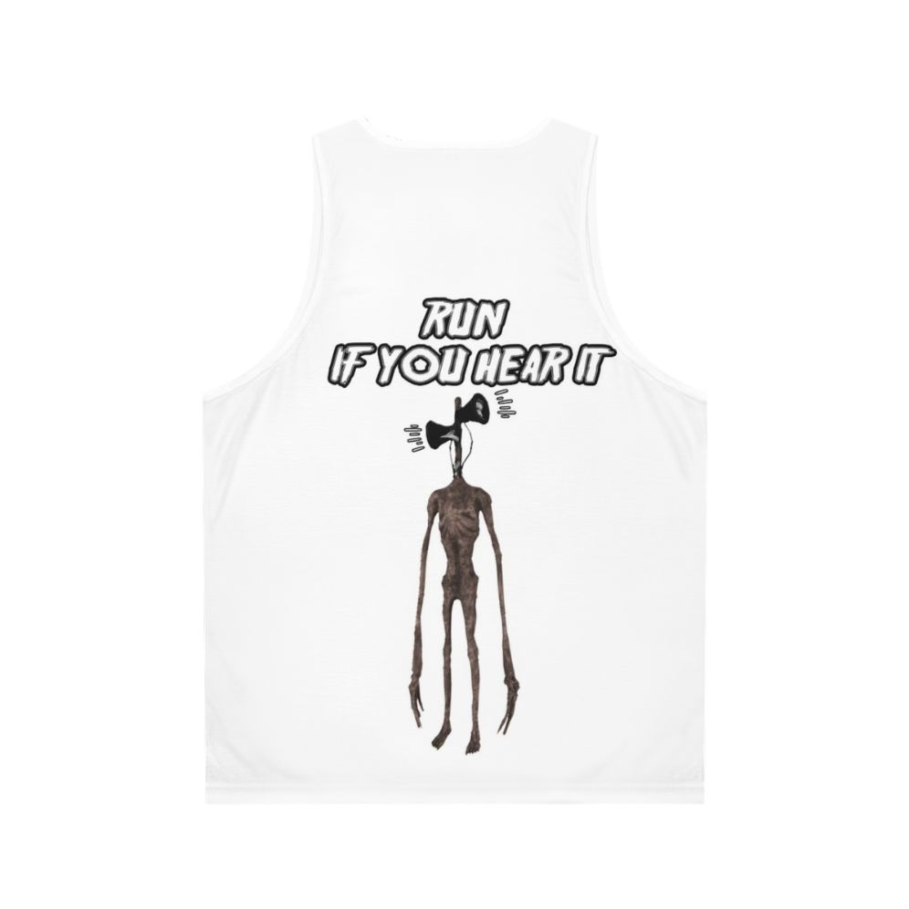 Siren Head Monster Unisex Tank Top - Back