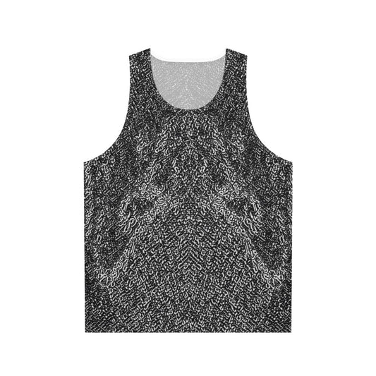 Unisex tank top with Persian calligraphy design