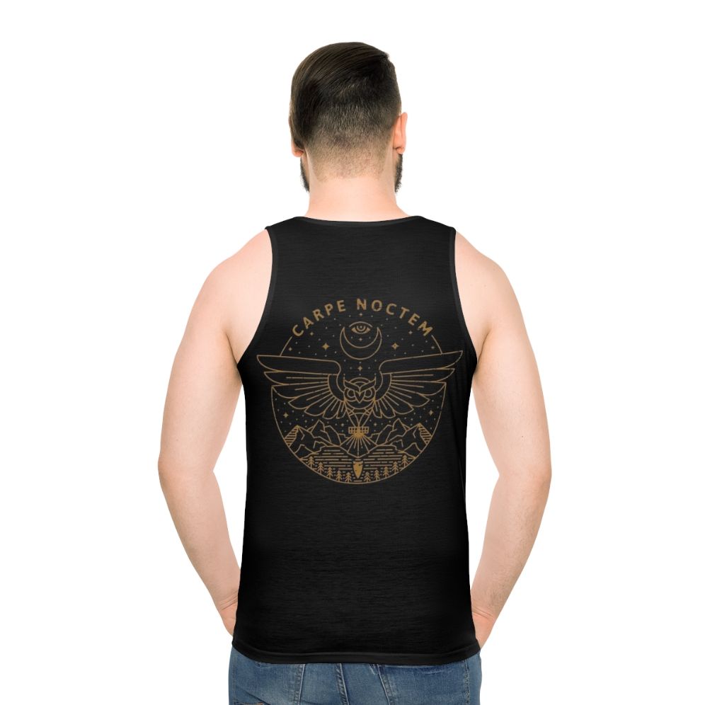 Carpe Noctem Unisex Night Owl Tank Top - men back