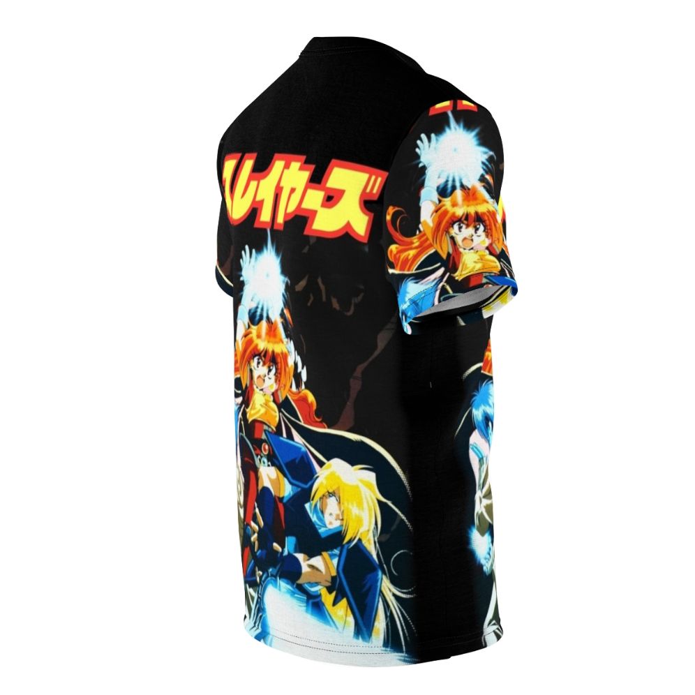 Slayers-themed t-shirt featuring characters from the popular anime and manga series - men right