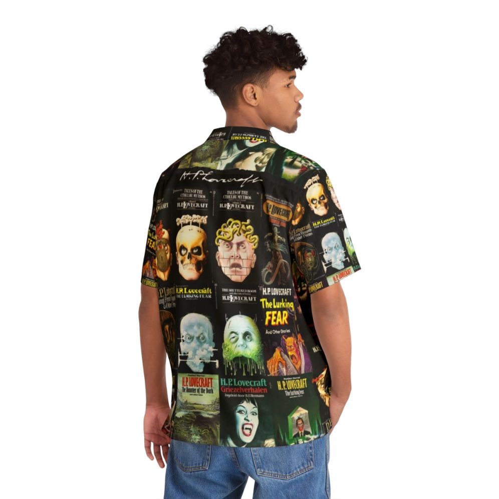 H.P. Lovecraft Inspired Horror Hawaiian Shirt - People Back