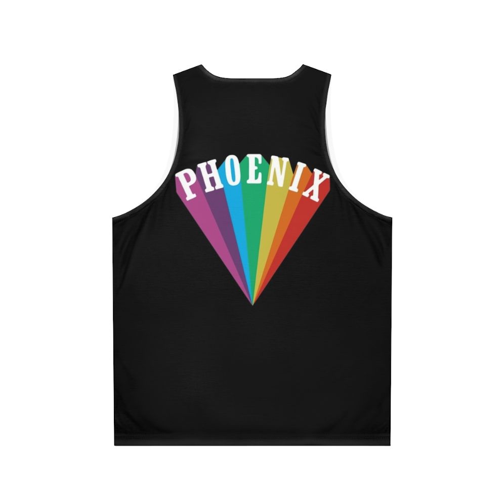 Phoenix Band Unisex Rainbow Tank Top - Back