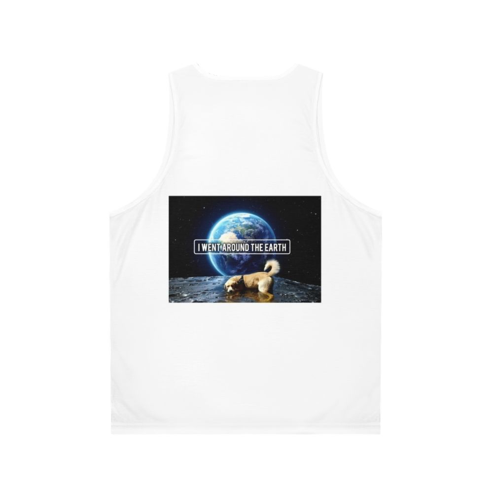 Galactic Dog Unisex Tank Top - Back