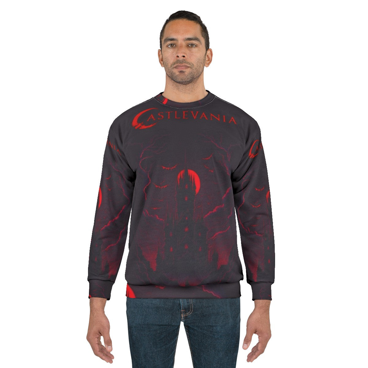 Netflix Castlevania Infernal Dark Gothic Sweatshirt - men