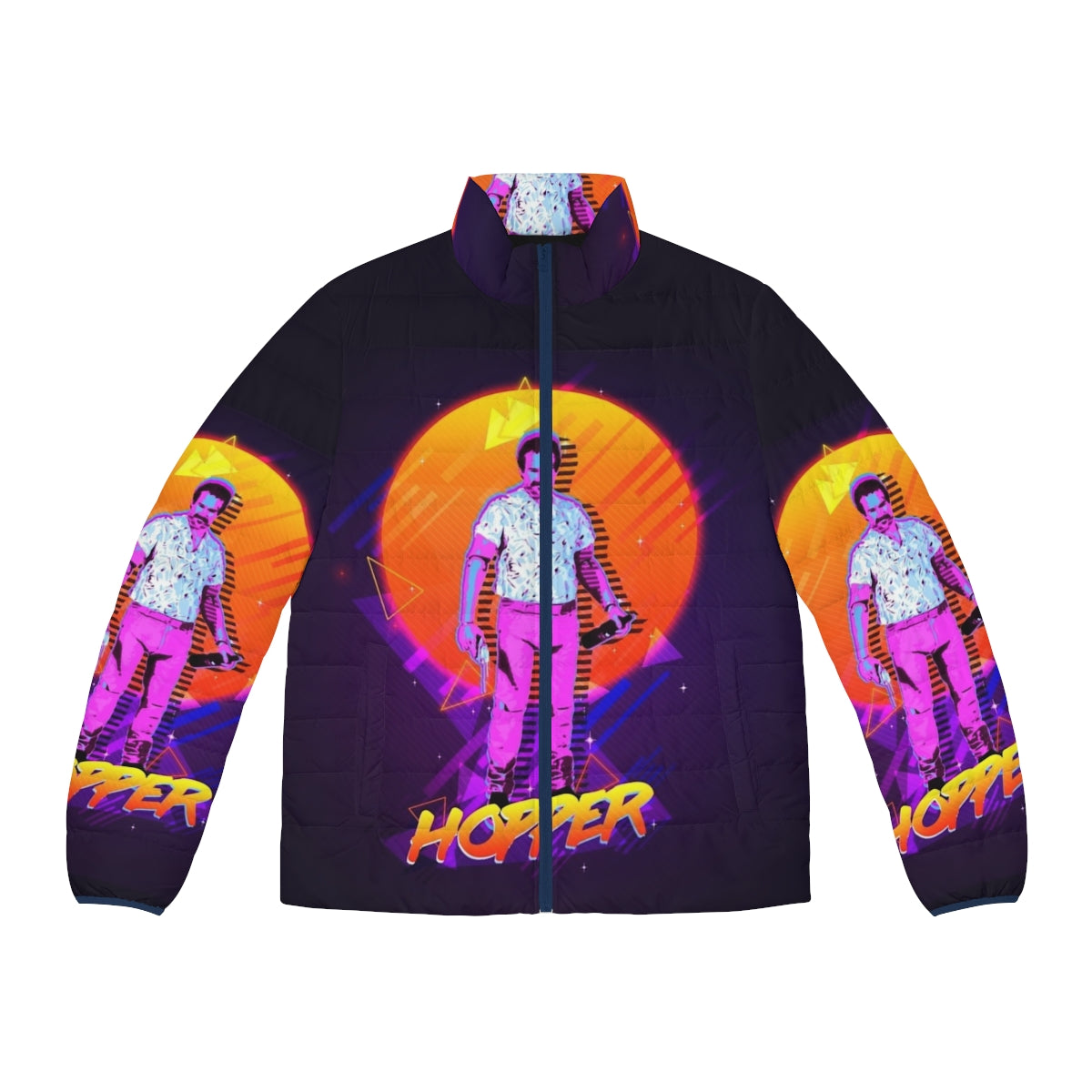 Hopper Puffer Jacket - Retro 80s Stranger Things Inspired Outerwear