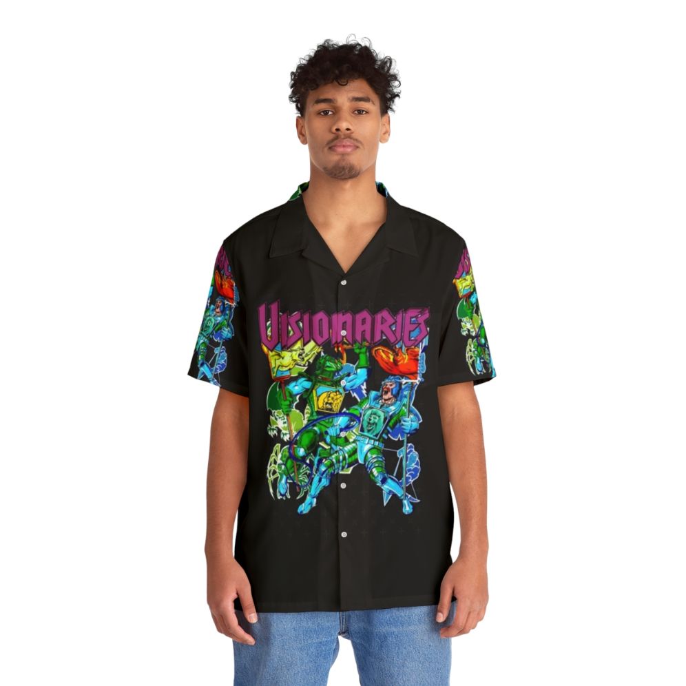 Visionaries 80s Hawaiian Shirt - Retro Psychedelic Vintage Inspired - People Front