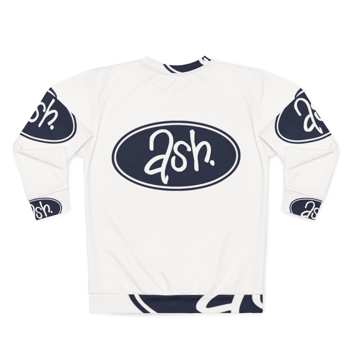 Ash Band Logo Sweatshirt - Music Merchandise - Back