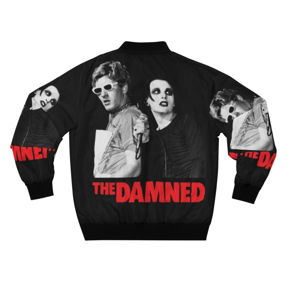 The Damned Punk Bomber Jacket - Celebrate British Punk Rock with this Stylish Jacket - Back