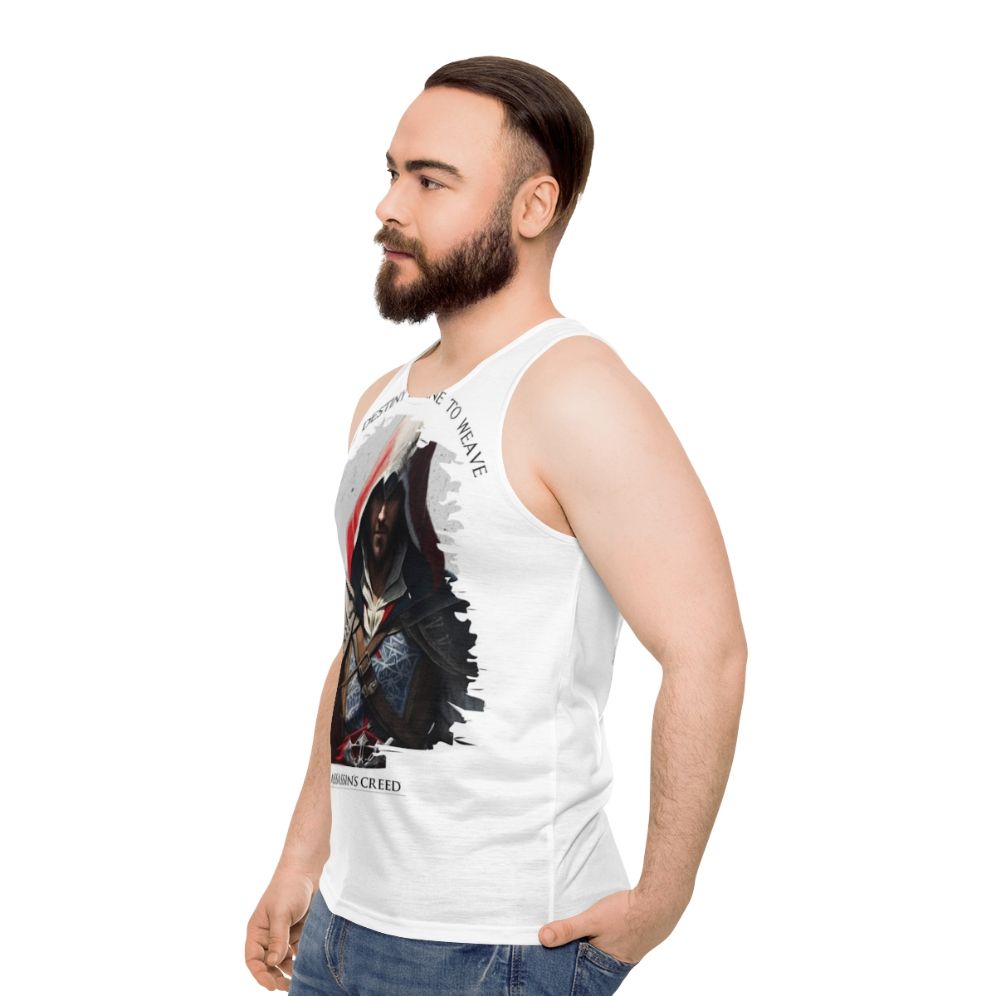 Unisex Assassin's Creed Destiny Design Tank Top - men side