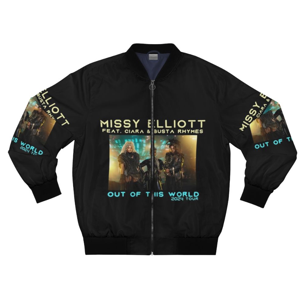 Missy Elliott 2024 Tour Feat Ciara & Busta Concert Bomber Jacket