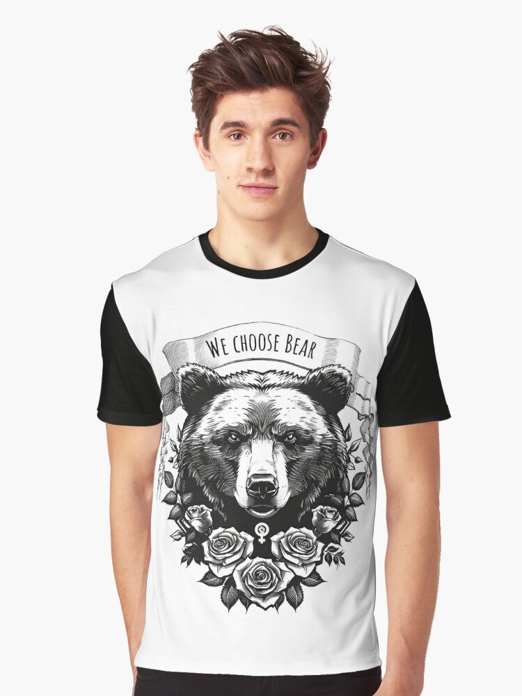 Feminist bear graphic design on a women's t-shirt - Men