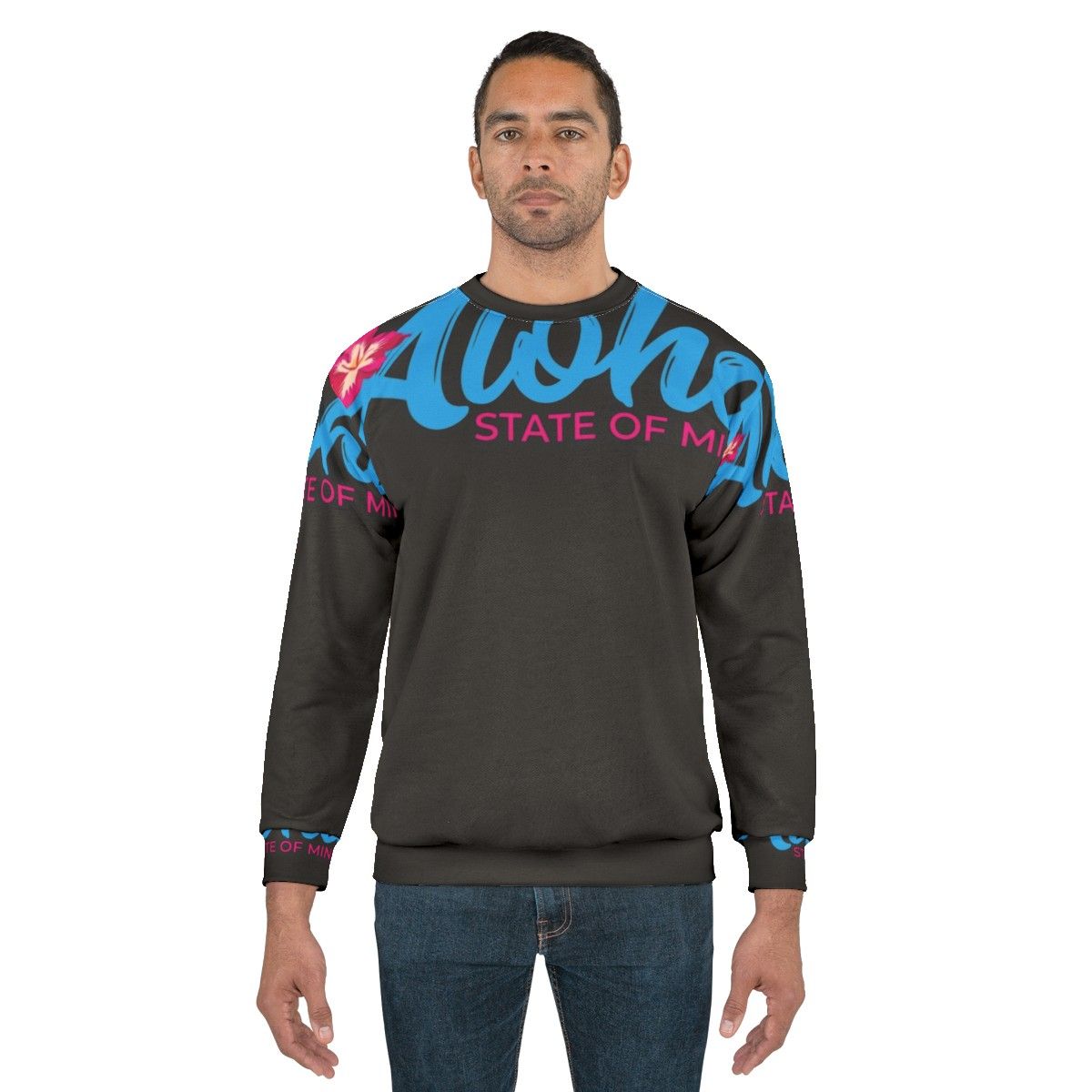 Aloha State of Mind Graphic Design Sweatshirt - men