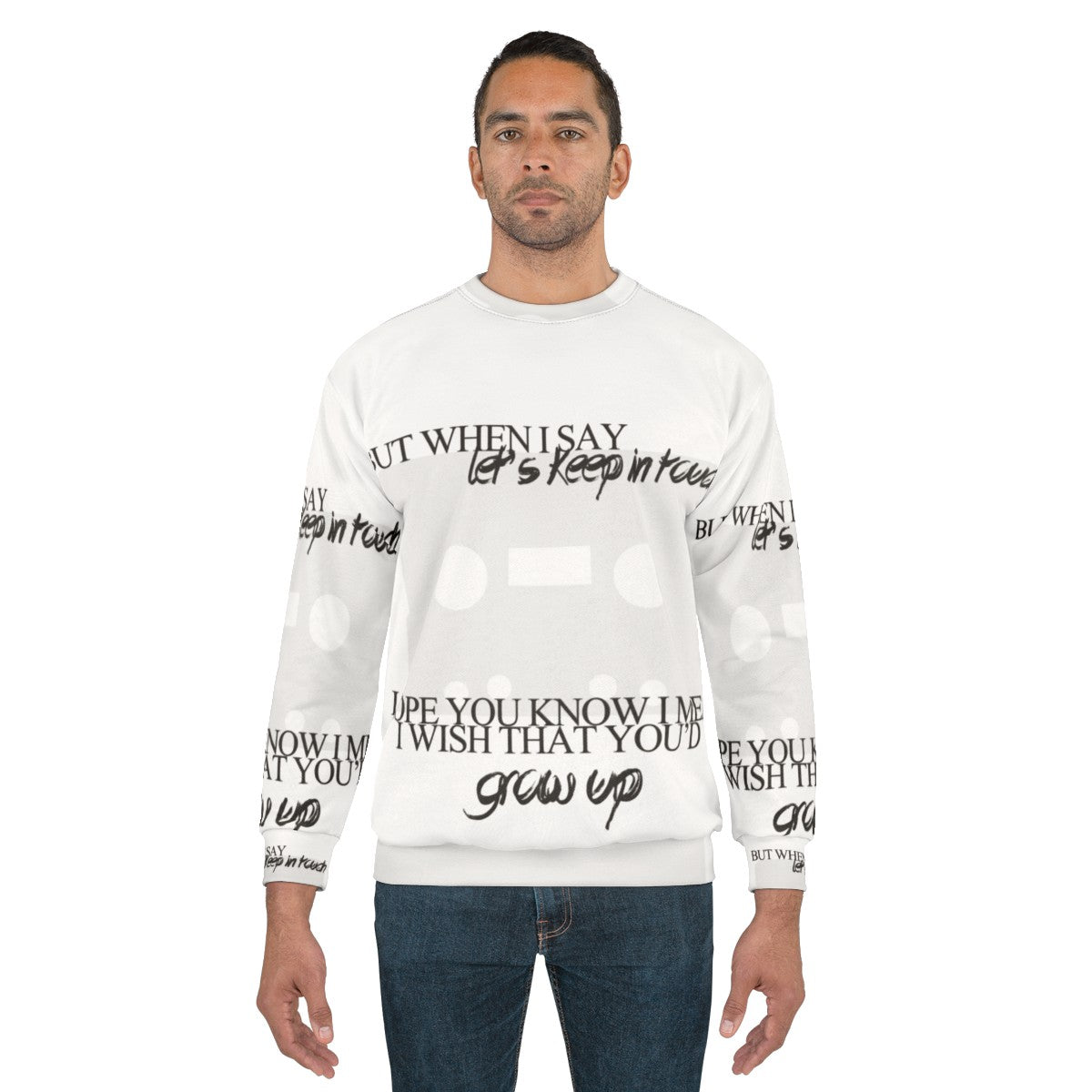 "Let's Keep in Touch" Brand New Band Sweatshirt - men