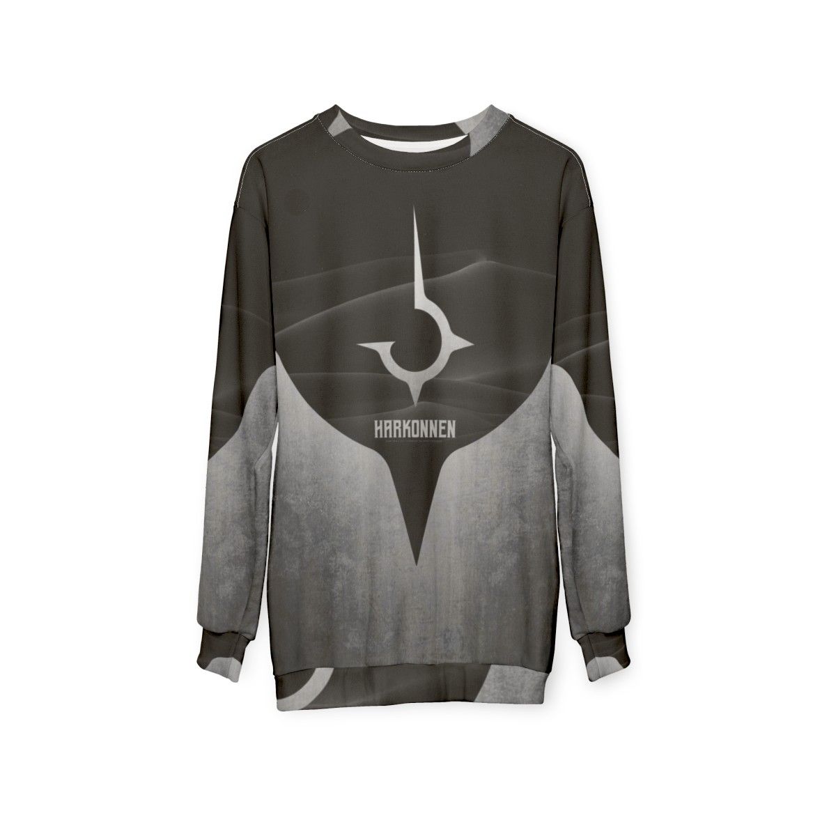 Dune Titanium Sweatshirt - Harkonnen Inspired Fan Art - hanging