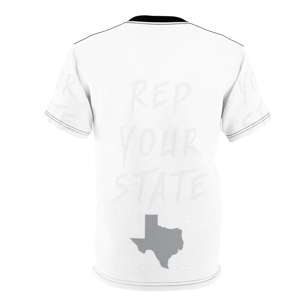 Stylish Texas state pride t-shirt design - Back