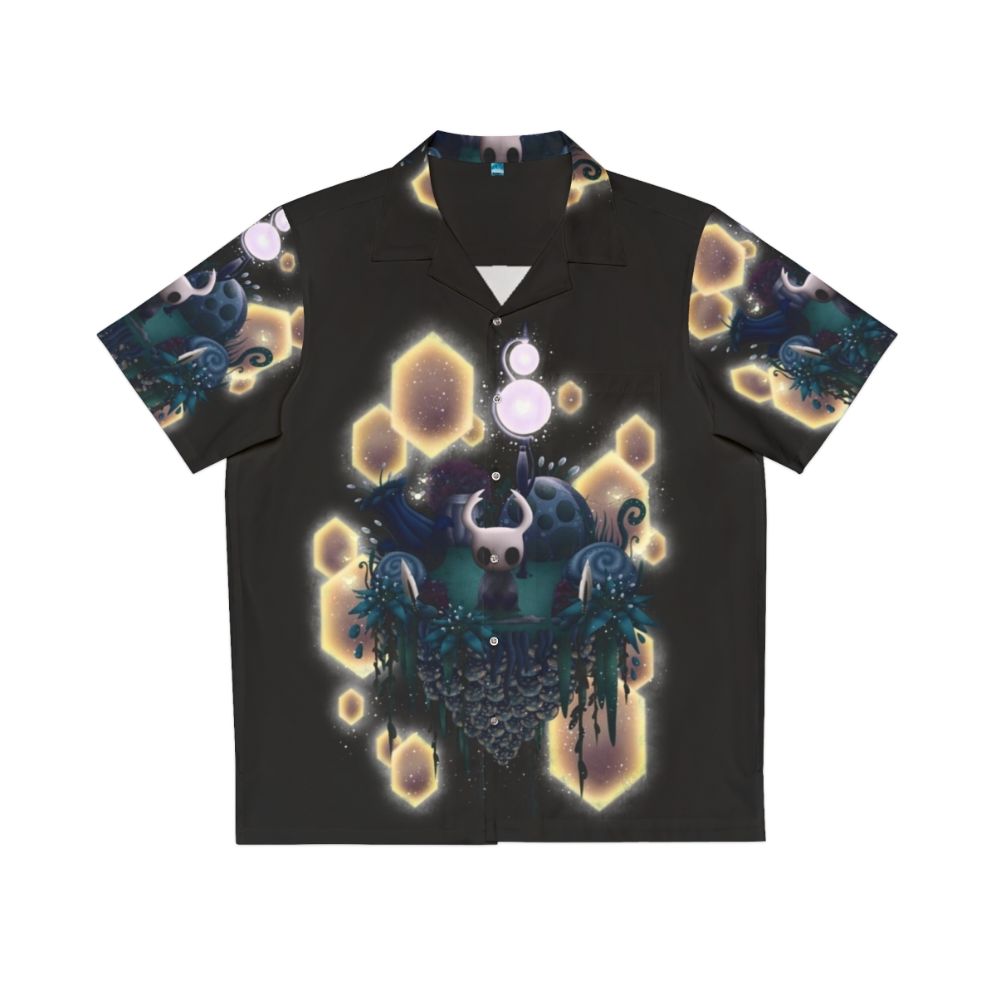 Hollow Knight Island Hawaiian Shirt featuring tropical pattern